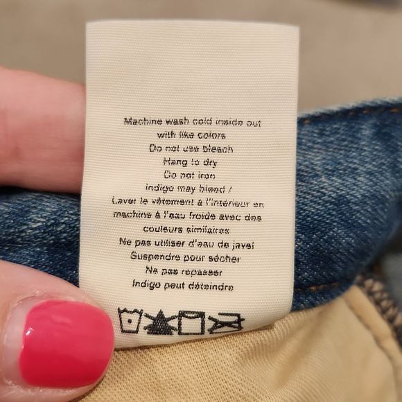 High rise, straight leg Rag & bone distressed jeans size 29! - Picture 9 of 16